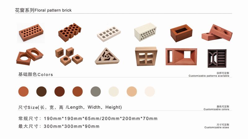 花窗系列Floral pattern brick 花窗系列Floral pattern brick