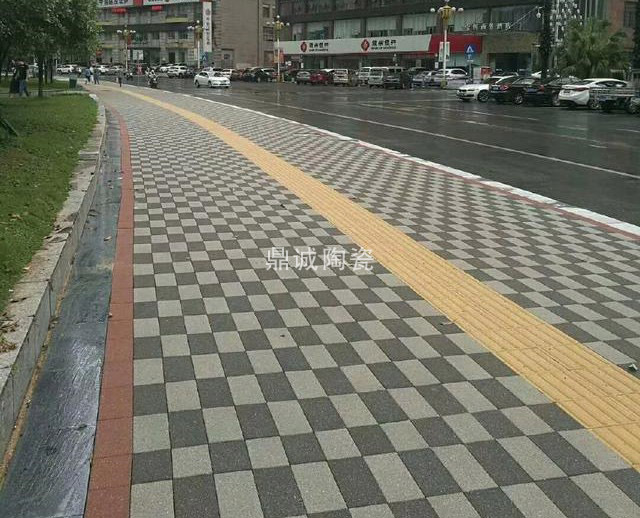 透水砖实景 透水砖实景